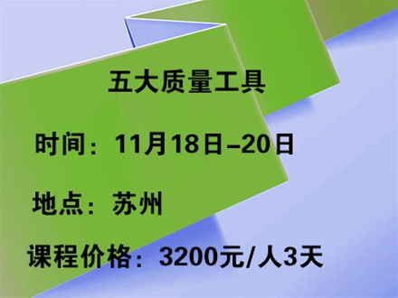 五大质量工具 