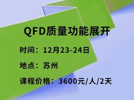 QFD质量功能展开
